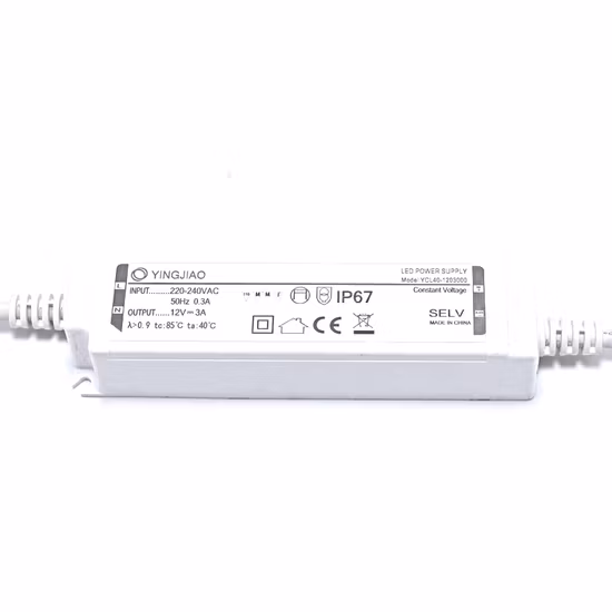 電源メーカー 40W 定電流/電圧 LED ドライバー Pfc 防水電源